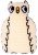 Owl Shaped Cushion 
 by Eva Mouton / PNV199803