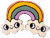 Rainbow Shaped Cushion 
 by Eva Mouton / PNV199813