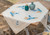 Navy Tablecloth - Embroidery / PNV206977