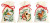 Christmas Bags - set of 3 / PNV21442