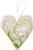 Lily of the Valley Deco Heart - Cushion - Embroidery / PNV222854