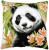 Panda With Flowers - Cushion / PNV228637