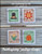 Thanksgiving Postage Stamps / Cute Embroidery By Kate