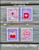 Valentines Day Postage Stamps / Cute Embroidery By Kate