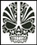 Tribal Skull Silhouette / Artecy Cross Stitch