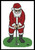 Santa Playing Golf - #10881 / Artecy Cross Stitch