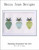Teardrop Ornament Trio #01 / Becca Jean Designs