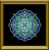 Blue Moroccan Lace Mandala / Chatelaine Designs
