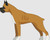 Boxer - Standing / Dogshoppe Designs