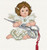 Stitching Angel With Scissors / Ellen Maurer-Stroh