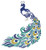 Peacock Silhouette In Color / Fox Trails Needlework