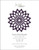 Flower Outline Silhouette / Fox Trails Needlework
