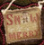Snow Merry II Snowman Ornament - 2016 Annual Christmas Ornaments / Homespun Elegance Ltd