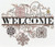Ornament II Welcome - Bronze Brilliance / MarNic Designs