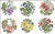 Flowers And Fruits Minis / Pinoystitch