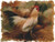 Hand Painted Rooster Cross Stitch / Stitchx Craft Designs