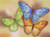 Three Butterflies Cross Stitch Pattern / Stitchx Craft Designs