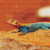 Orange Lizard Cross Stitch Pattern / Stitchx Craft Designs