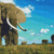 Blue Skies Elephant Cross Stitch Pattern / Stitchx Craft Designs