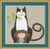 Kitty Love Cross Stitch Pattern / Stitchx Craft Designs