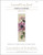 Purple Flowers (Bookmark Chart) / The Art Of Stitch
