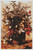 Autumn Berries And Flowers In Brown Pot / The Art Of Stitch