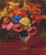 Poppies, Lilies And Blue Flowers / The Art Of Stitch