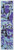 Violet Currents (Bookmark Chart) / The Art Of Stitch