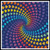 Abstract Rainbow Heart Design - #12771 / The Proper Stitcher