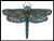 Abstract Dragonfly (No Background) - #14155 - Artl / The Proper Stitcher
