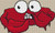 Cartoon Crab / White Willow Stitching