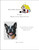 Boston Terrier Smile / White Willow Stitching