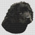 Black Newfoundland Puppy / White Willow Stitching