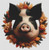 Autumn Pig / White Willow Stitching