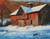 Barn In Sugar Grove / White Willow Stitching