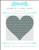 Geometric Floral Heart / X Squared Cross Stitch