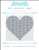Grey Botanical Heart / X Squared Cross Stitch