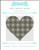 Grey Mosaic Heart / X Squared Cross Stitch