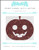 Grunge Damask Jack-O-Lanturn / X Squared Cross Stitch