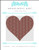 Maroon Mosaic Heart / X Squared Cross Stitch