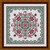 June Hearts Square With Red Roses / Happiness Is Heartmade