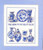 Delft Blue Dinnerware / Permin / 703441