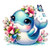Animal Series Dolphin Magnet  / Les Petites Croix De Lucie