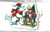 Christmas Bear And Gifts Magnet  / Les Petites Croix De Lucie