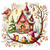 Christmas Birds Song Magnet  / Les Petites Croix De Lucie