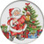 Christmas Gifts Magnet (Santaholding lantern & stocking)  / Les Petites Croix De Lucie