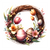 Easter Wreath Magnet  / Les Petites Croix De Lucie