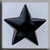 Large Domed Star Black Onyx / 12129 MH