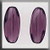 Fancy Olive Bead Bright Amethyst / 12261 MH