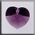 Small Heart Amethyst / 13037 MH